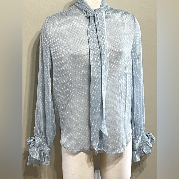 Banana Republic Tops - Banana Republic Swiss Dot Blouse